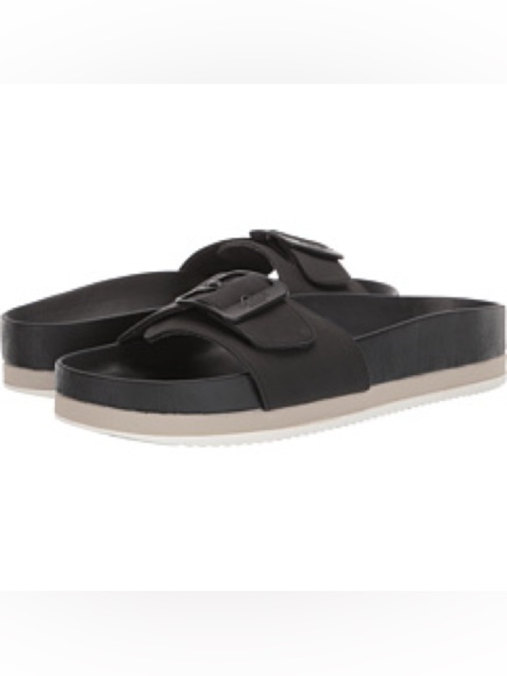 Dr. Scholl's Black Laid Back Slide Sandals